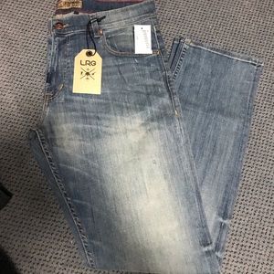 NWT LRG True Tapered medium blue jeans - 34